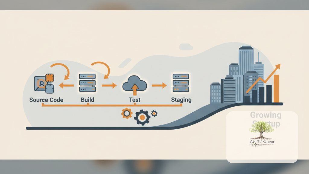 Построение CI/CD конвейера с нуля для растущего стартапа