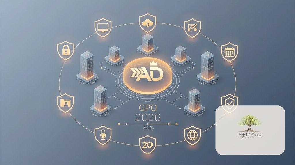 GPO Active Directory: 20 политик для офиса в 2026 году