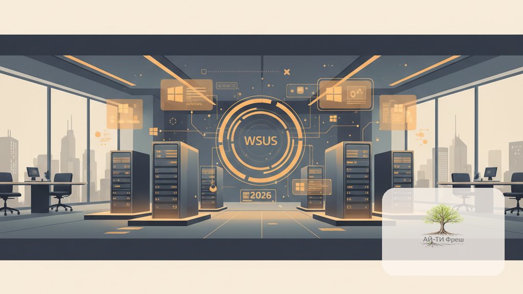 WSUS в 2026 году: управление обновлениями Windows для офиса 30–300 ПК