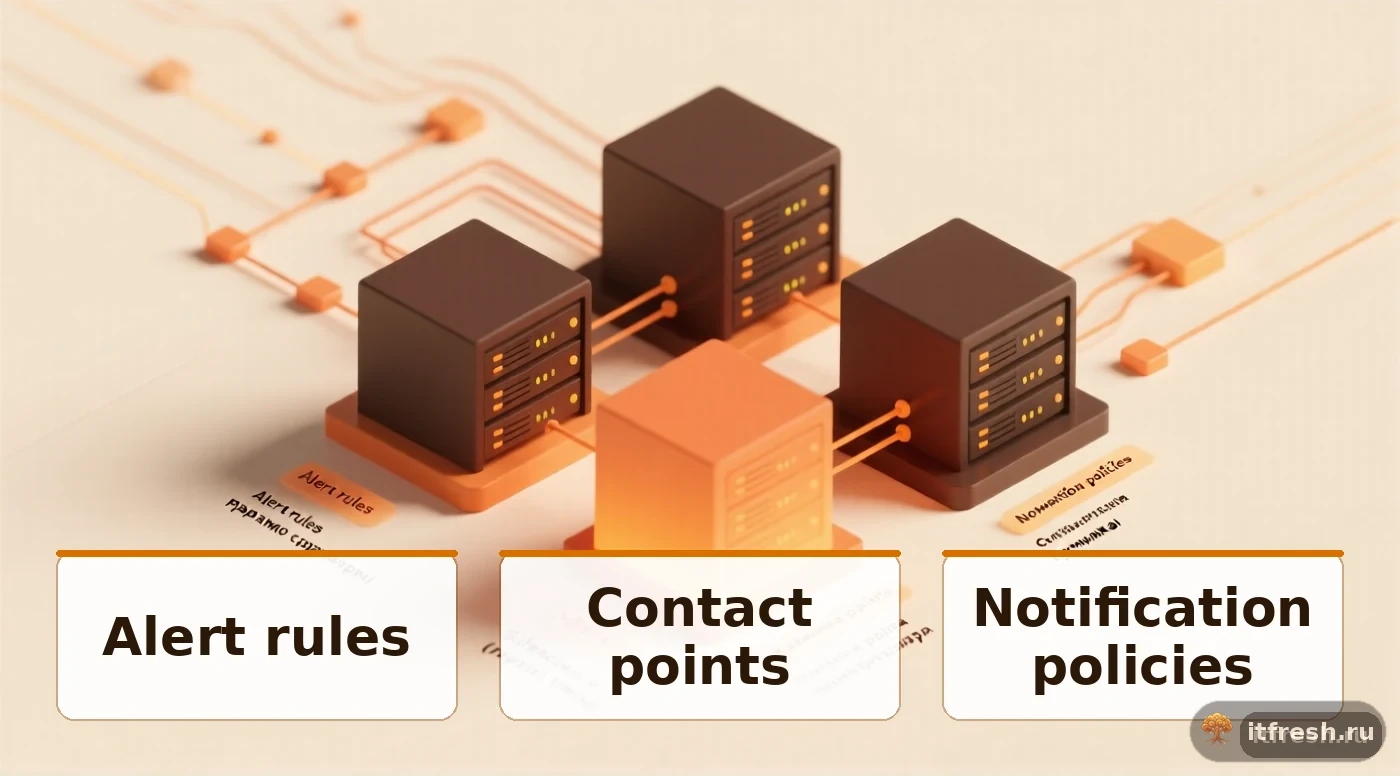 Архитектура Unified Alerting в Grafana: правила срабатывания, каналы доставки, маршрутизация и глушилки