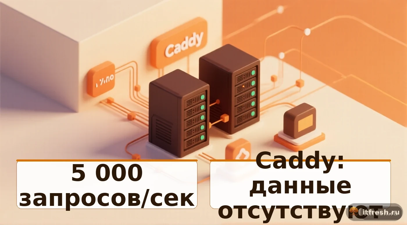 Сравнение производительности Nginx и Caddy на VPS с 2 ядрами и 2 ГБ RAM