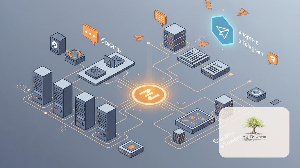 Мониторинг IT-инфраструктуры офиса: Zabbix, бэкапы, алерты в Telegram