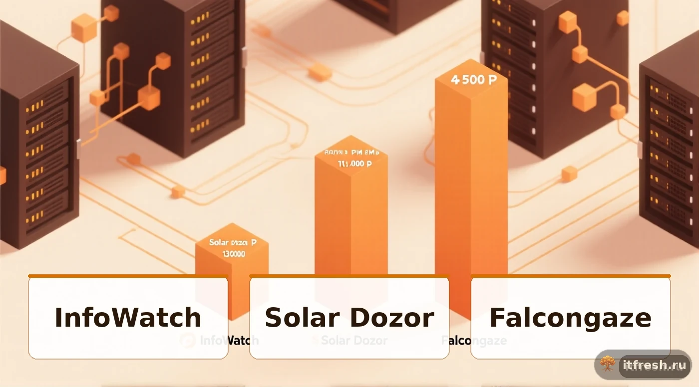 Сравнение цен на DLP-системы: InfoWatch, Solar Dozor, Falcongaze