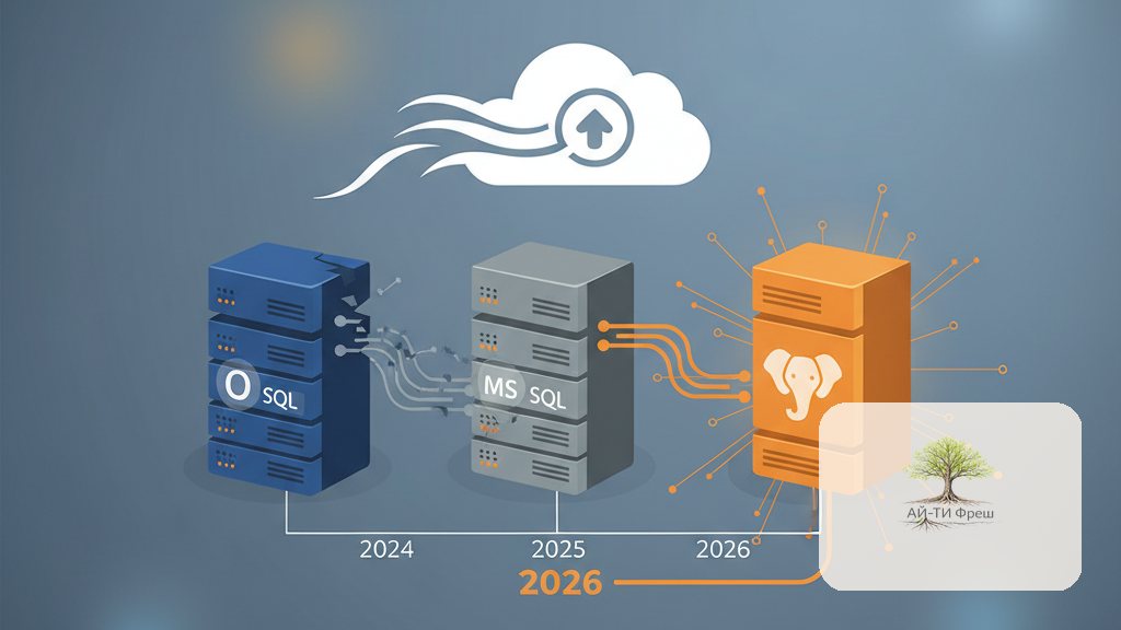 Уход с Oracle и MS SQL на PostgreSQL в 2026: разбор для среднего бизнеса