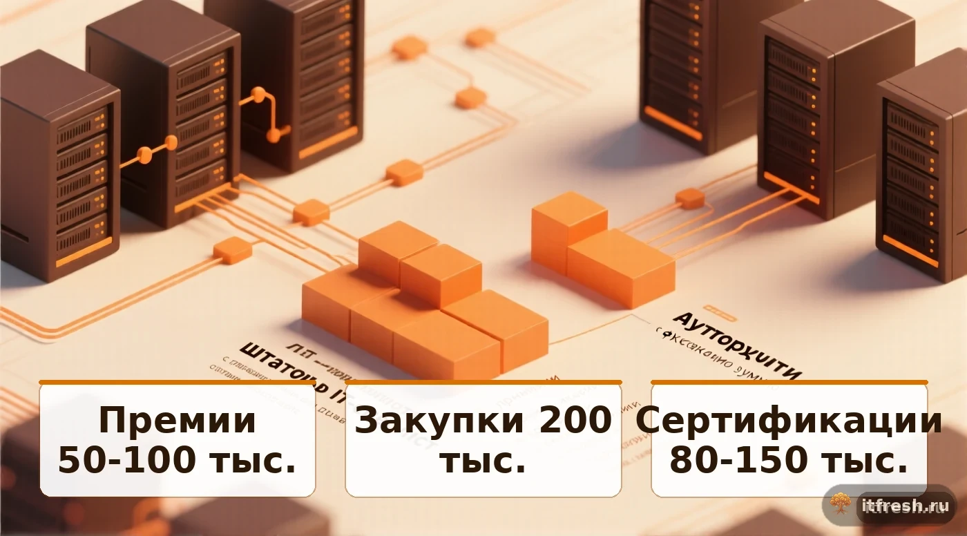 Сравнение затрат на штатного IT-специалиста и IT-аутсорсинг, скрытые расходы, фиксированная стоимость