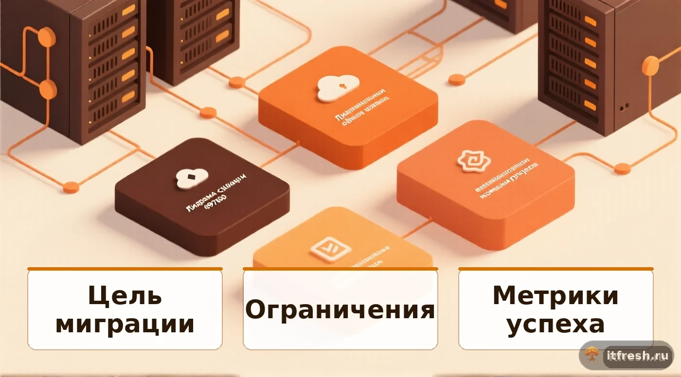 Планирование миграции в облако: цели, ограничения, метрики, команда