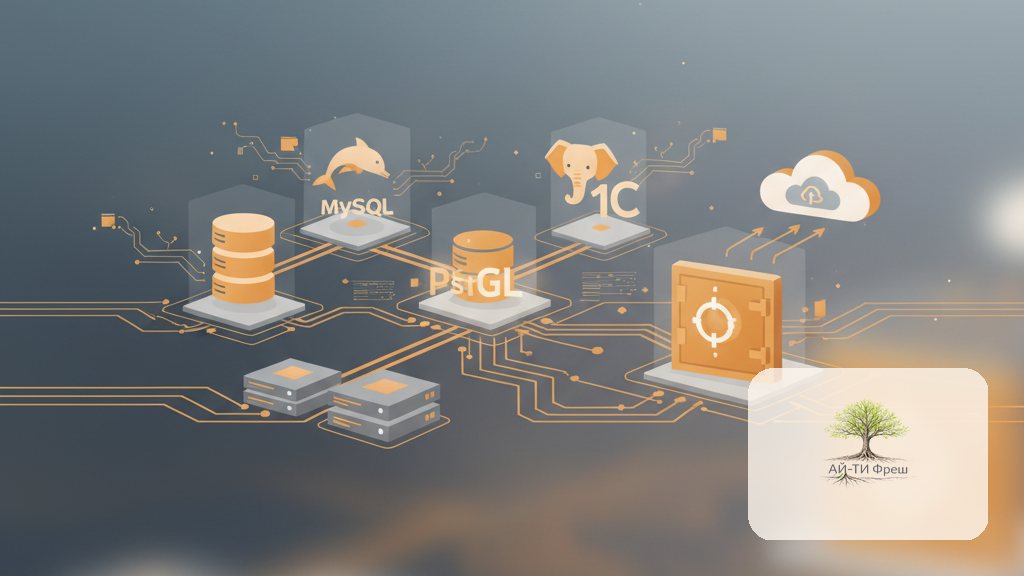 Бэкап баз данных для бизнеса: MySQL, PostgreSQL, 1С — как мы это делаем в АйТи Фреш
