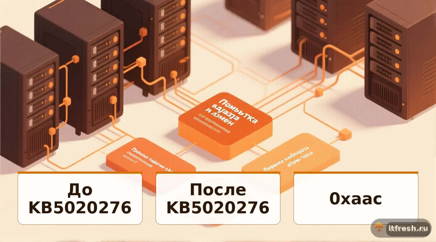 Сравнение механизмов domain join до и после обновления KB5020276, ошибка 0xaac, Active Directory
