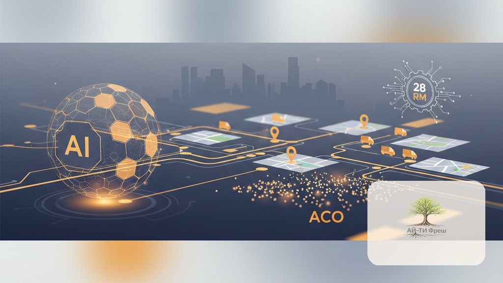 AI-маршрутизация курьеров: ACO + Yandex Maps в торговой компании 28 РМ