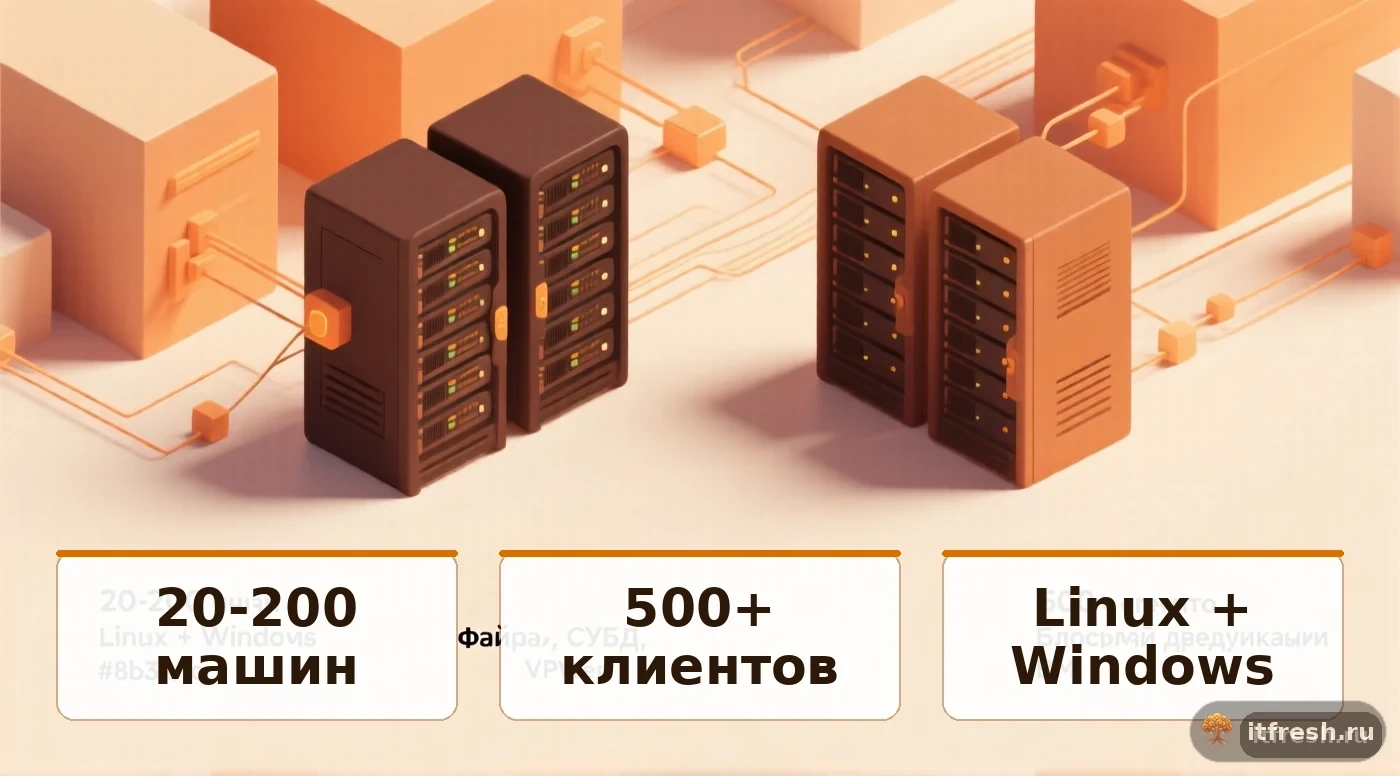 Сравнение сценариев использования Amanda Network Backup для корпоративного бэкапа