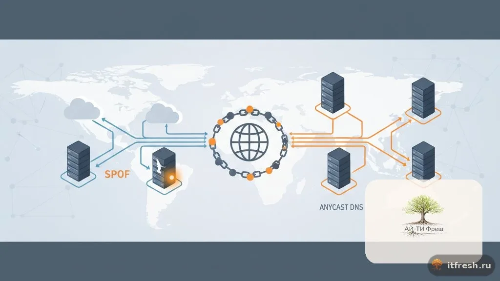 Anycast DNS для распределённого бизнеса: когда DNS — это SPOF и как от него избавиться