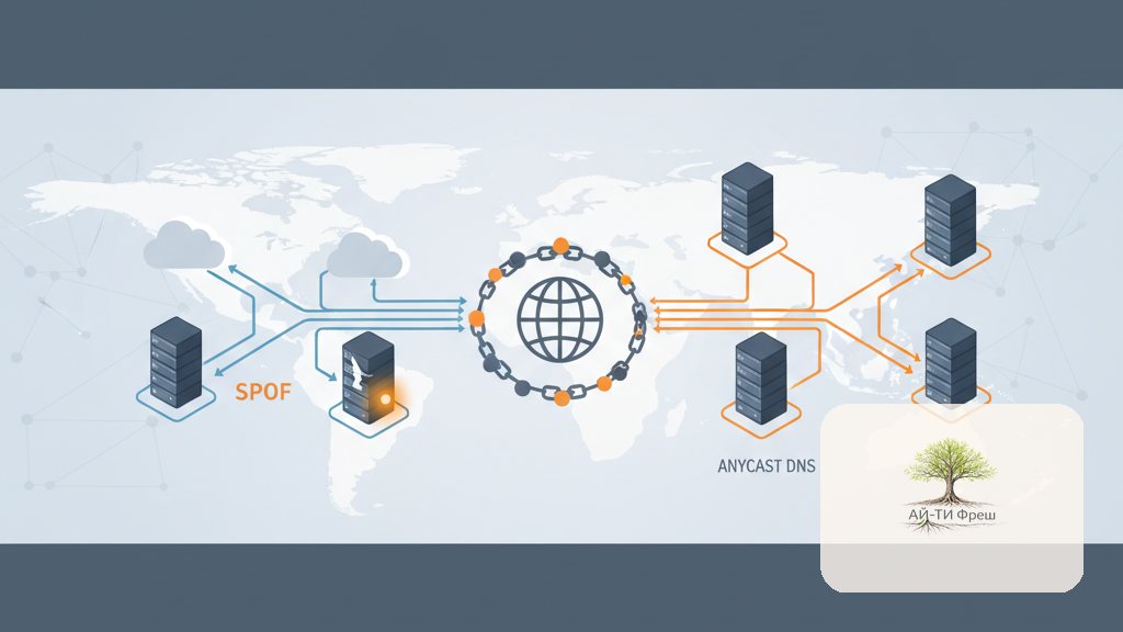 Anycast DNS для распределённого бизнеса: когда DNS — это SPOF и как от него избавиться