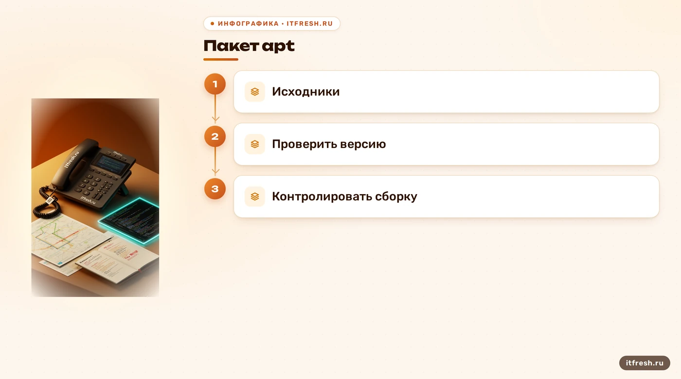 Сравнение пакетной установки и сборки Asterisk