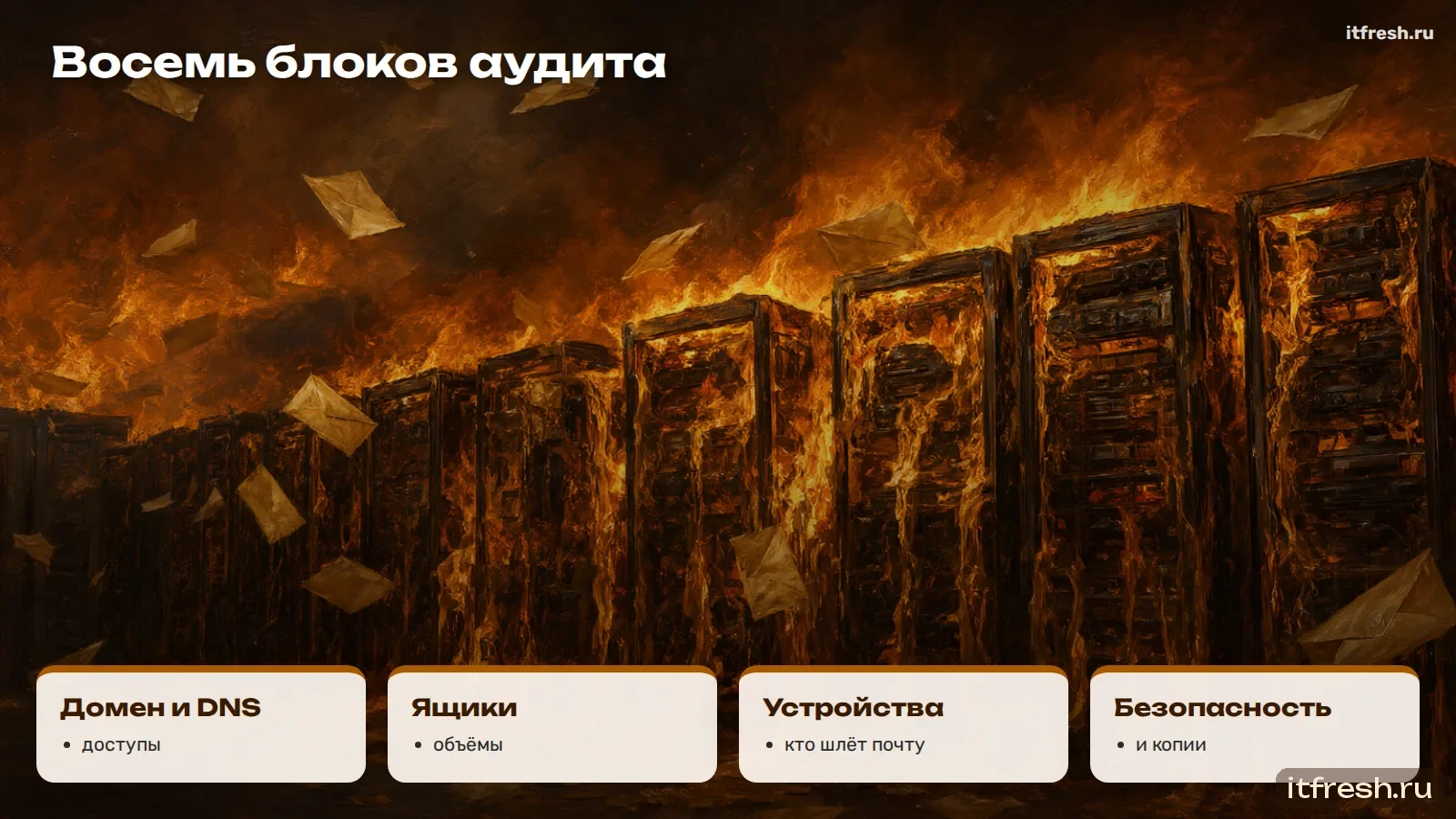 Восемь блоков аудита