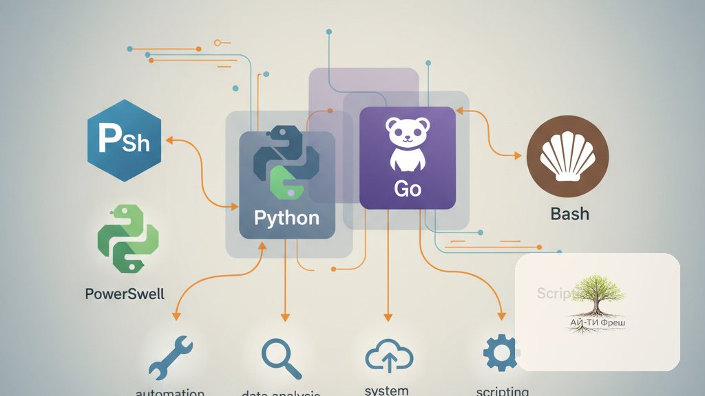 Стек ITfresh: PowerShell, Python, Go, Bash — что для какой задачи