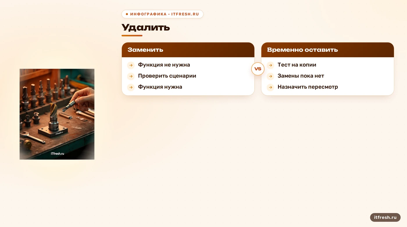 Сравнение трёх решений по заброшенному плагину