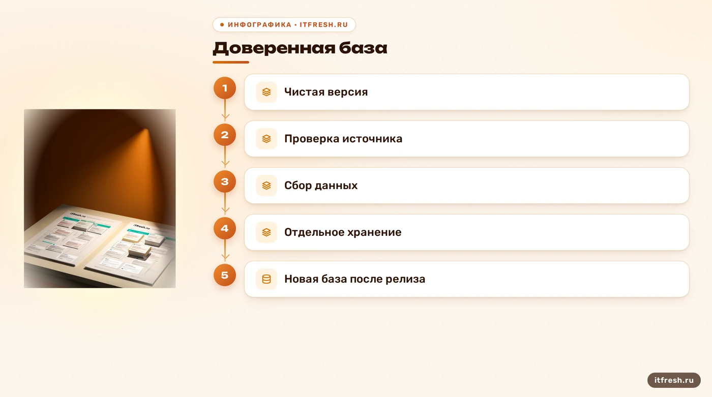 Этапы создания доверенного эталона файлов CMS
