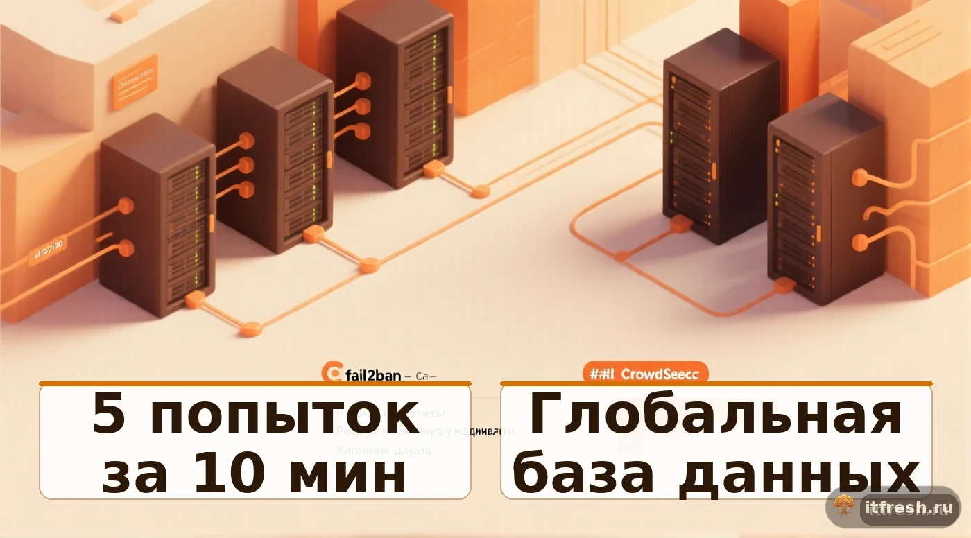 Сравнение fail2ban и CrowdSec: реакция на ботнеты, сканеры уязвимостей и источник данных