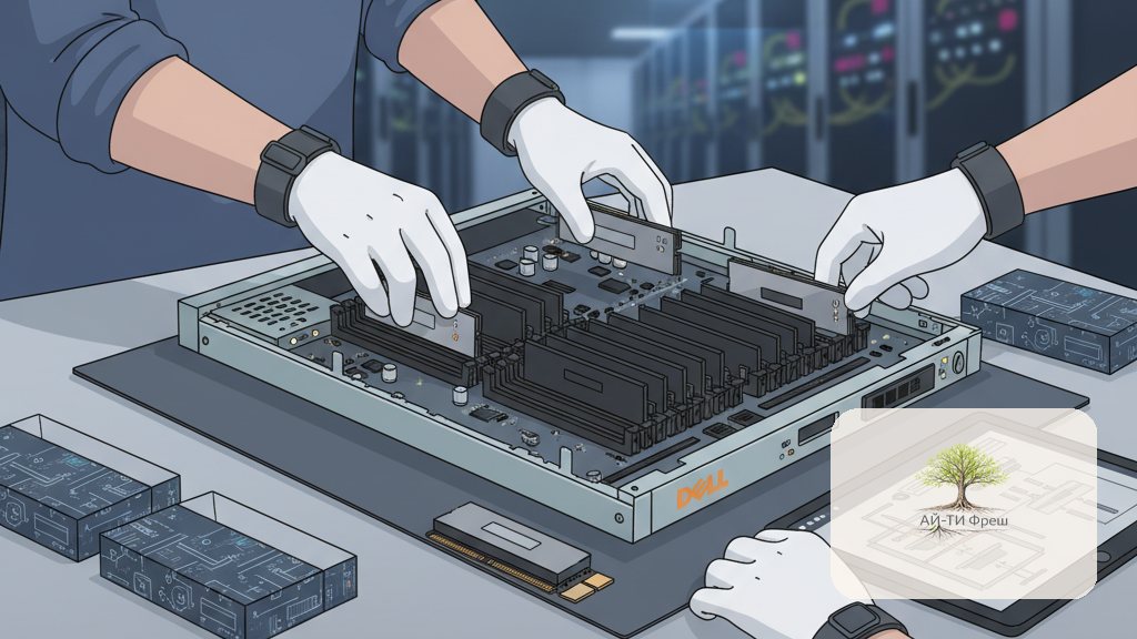 Dell PowerEdge R640: апгрейд оперативной памяти на практике