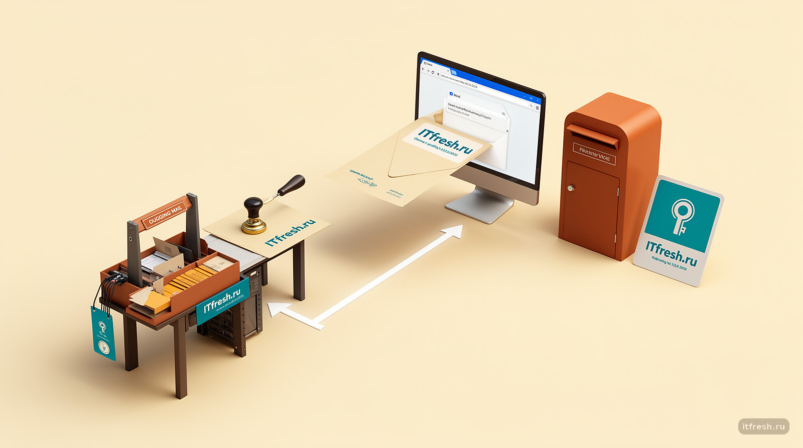 Письмо из Outlook получает DKIM-подпись на исходящем почтовом узле.