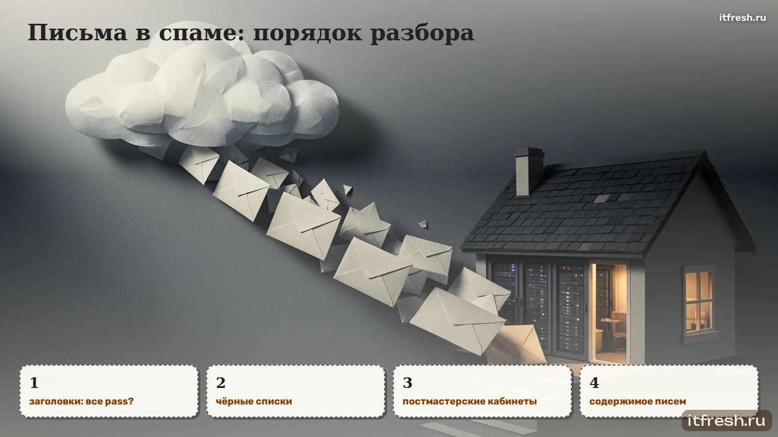 Письма в спаме: порядок разбора