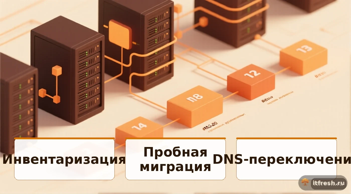 Схема шагов миграции с Exchange на Postfix + Dovecot