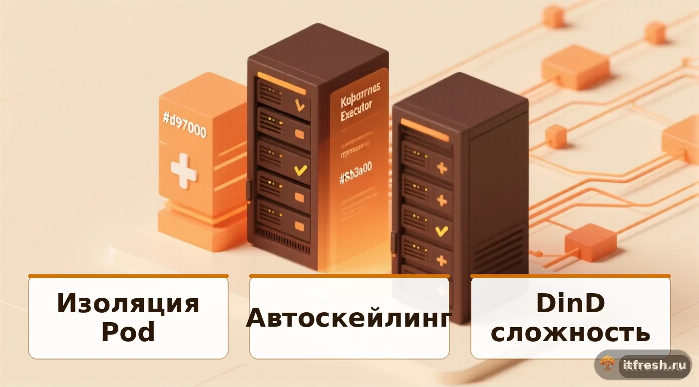 Сравнение плюсов и минусов Kubernetes Executor для GitLab Runner