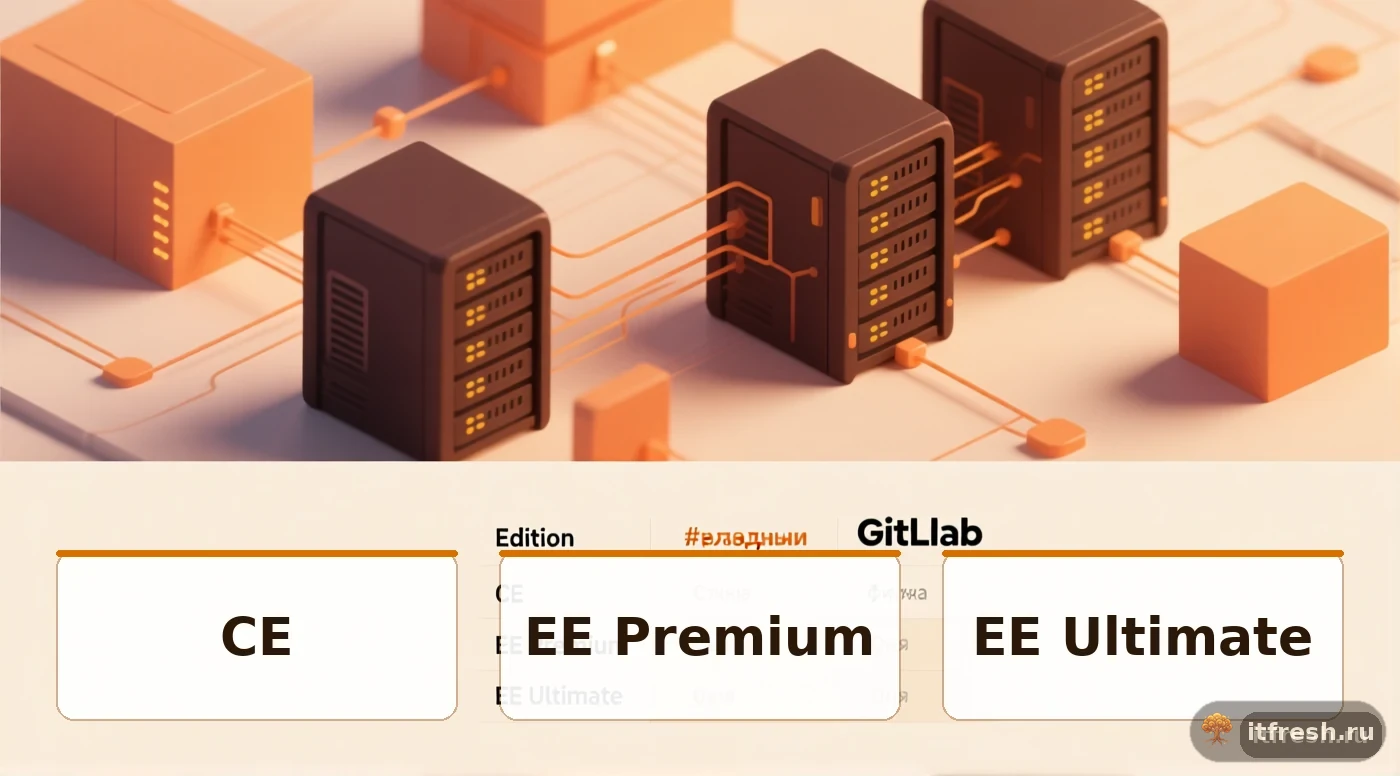 Сравнение редакций GitLab: CE, EE Premium, EE Ultimate