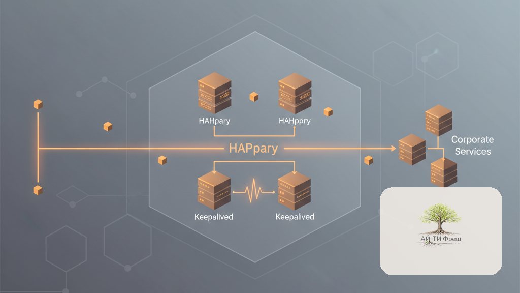 HAProxy + Keepalived: отказоустойчивый балансировщик нагрузки для корпоративных сервисов