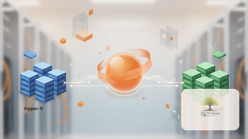 Миграция виртуальных машин с Hyper-V на Proxmox без простоя