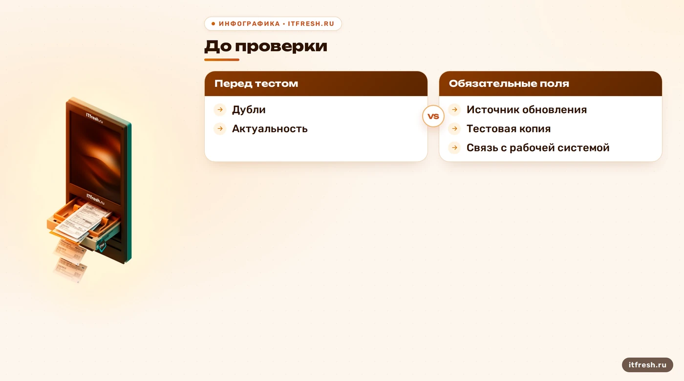 Сравнение проверки качества данных перед пилотом ИИ-агента