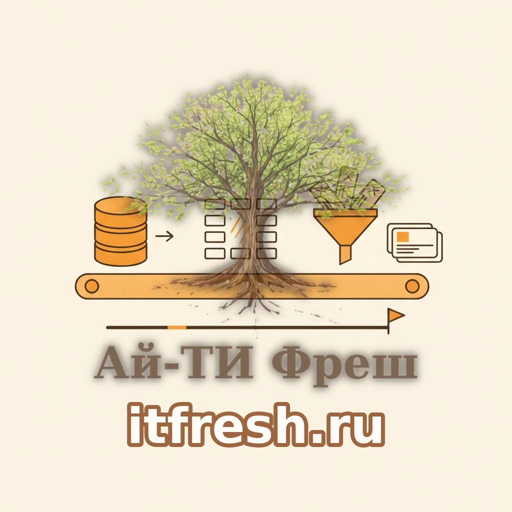 Инфографика этапов миграции из amoCRM в EspoCRM: выгрузка, маппинг полей, импорт с дедупликацией