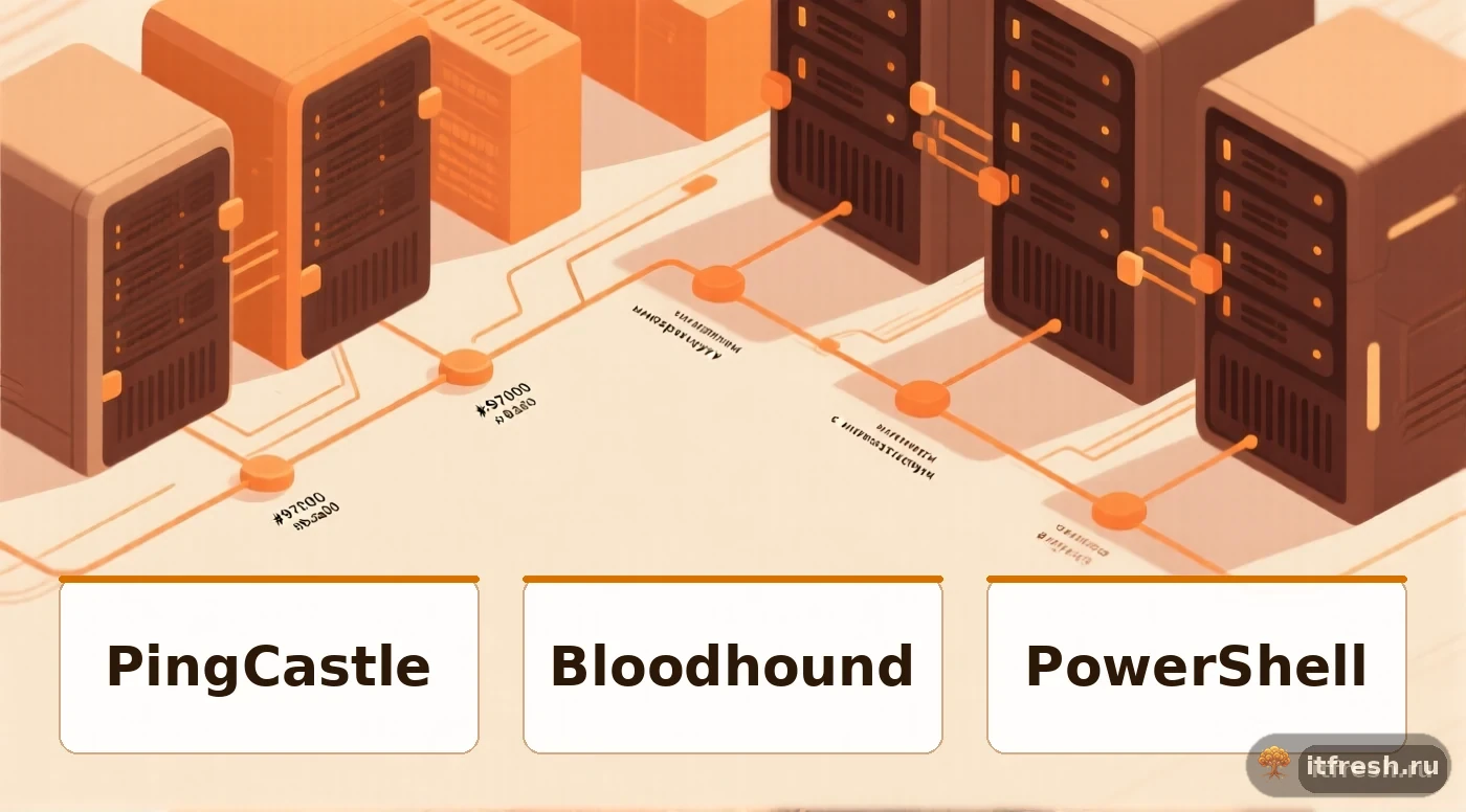 Этапы аудита инфраструктуры MSP: PingCastle, Bloodhound, PowerShell