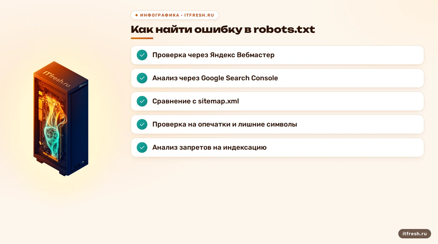 Как найти ошибку в robots.txt: Проверка через Яндекс Вебмастер