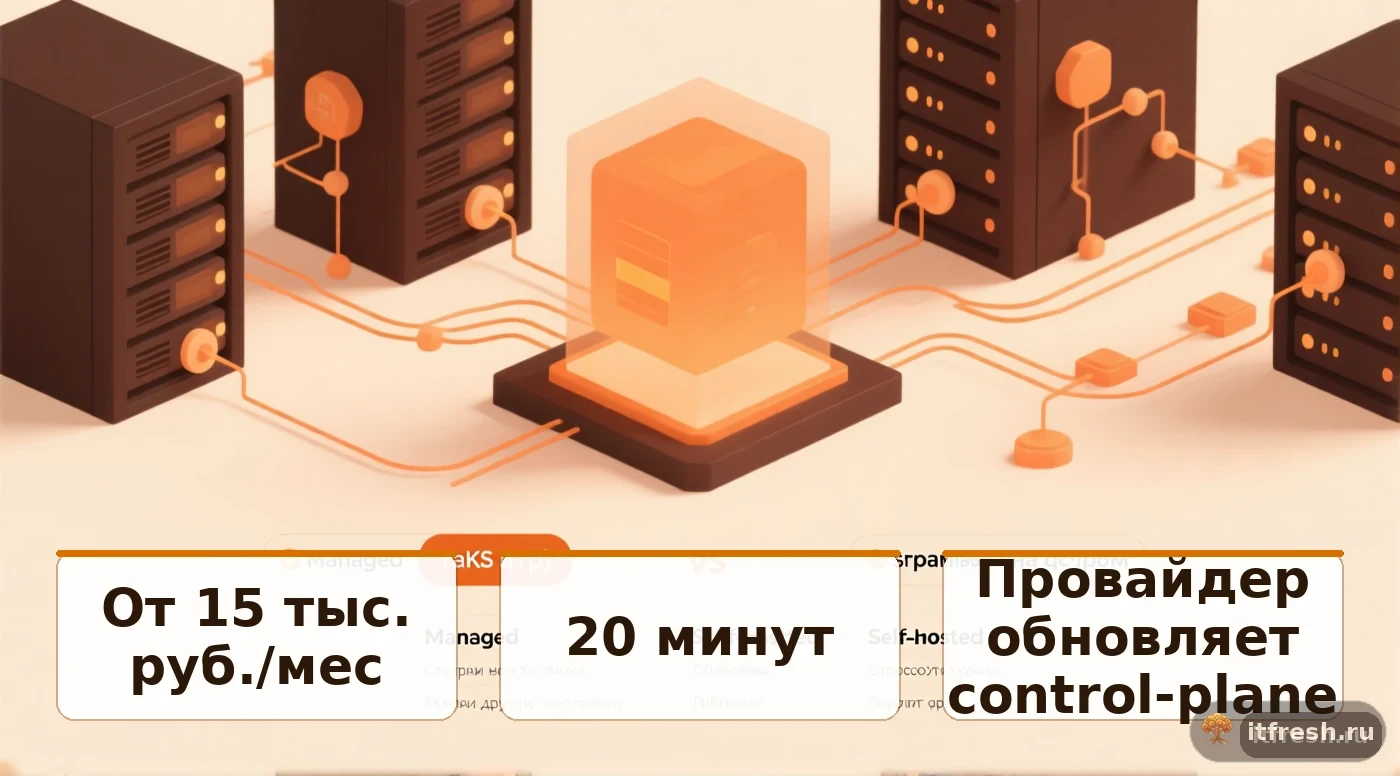 Сравнение Managed и Self-hosted Kubernetes для малого бизнеса: стоимость, время запуска, обслуживание