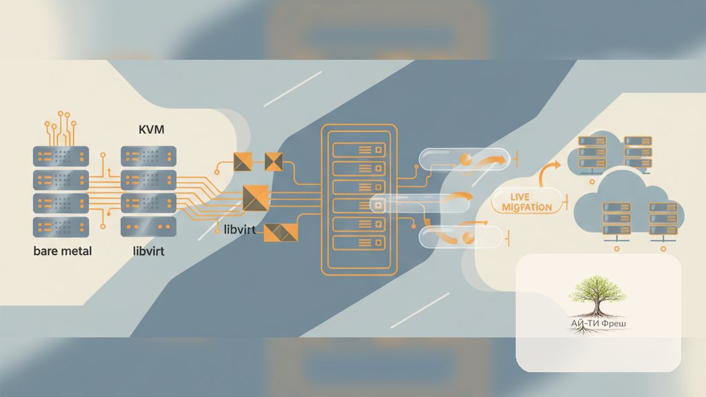 KVM + libvirt в production: от голого железа до живой миграции