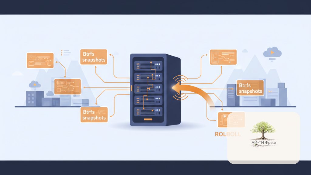 Btrfs-снапшоты и откат Linux-сервера: полноценный аналог System Restore
