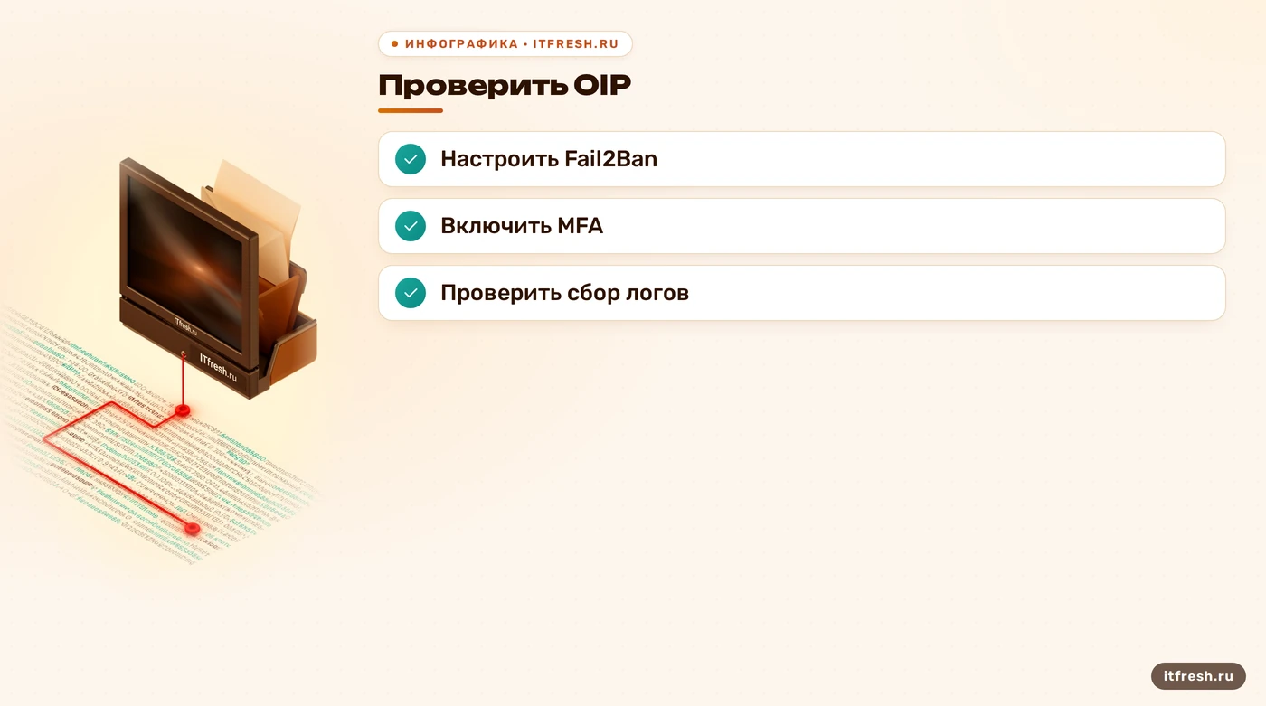 Четыре практических шага после разбора логов.