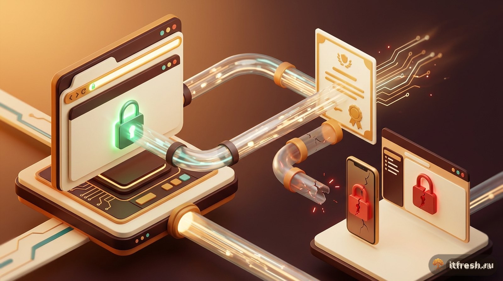 Свежий сертификат mailcow долетает до браузера, но не до IMAP и SMTP почтовых клиентов — разные потребители одного файла