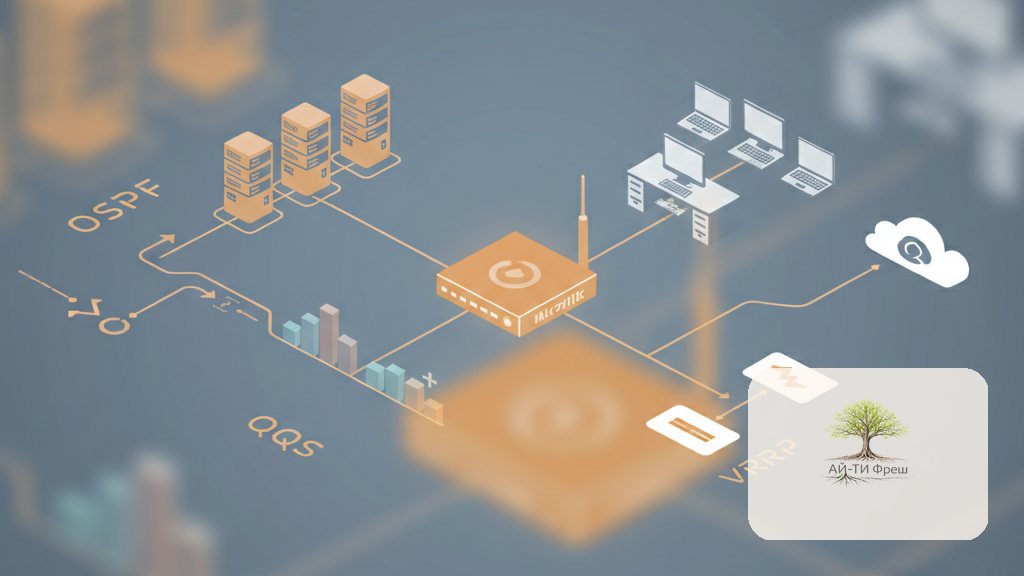 MikroTik RouterOS: настройка продвинутой офисной сети с OSPF, VRRP и QoS