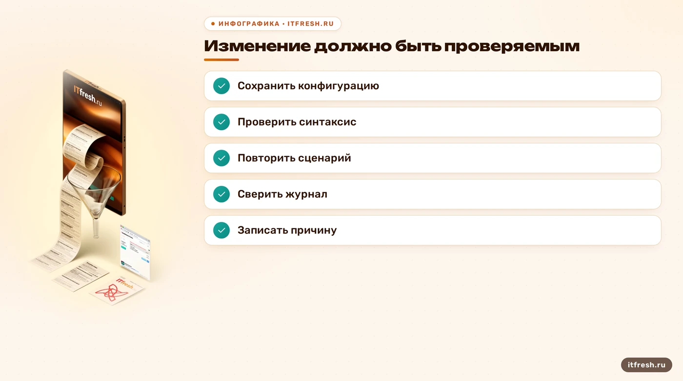 Чек-лист проверки изменения правил ModSecurity