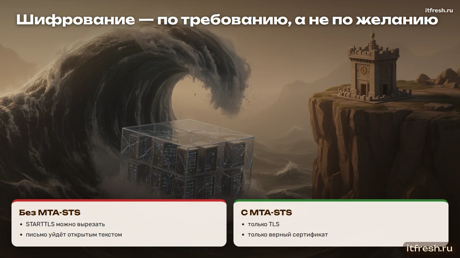 Шифрование — по требованию, а не по желанию