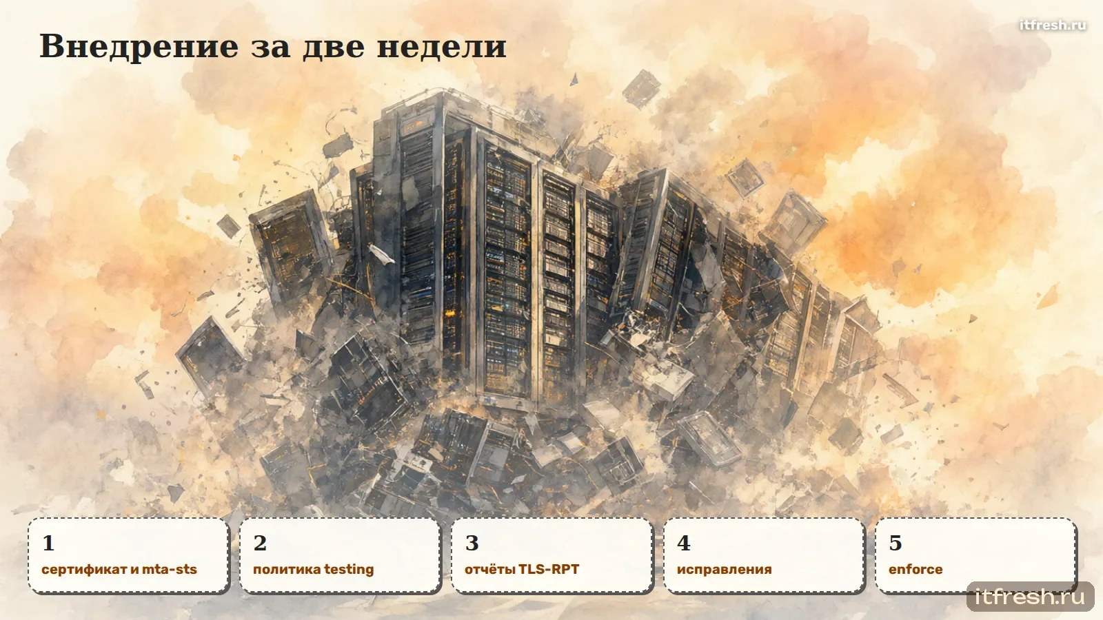 Внедрение за две недели