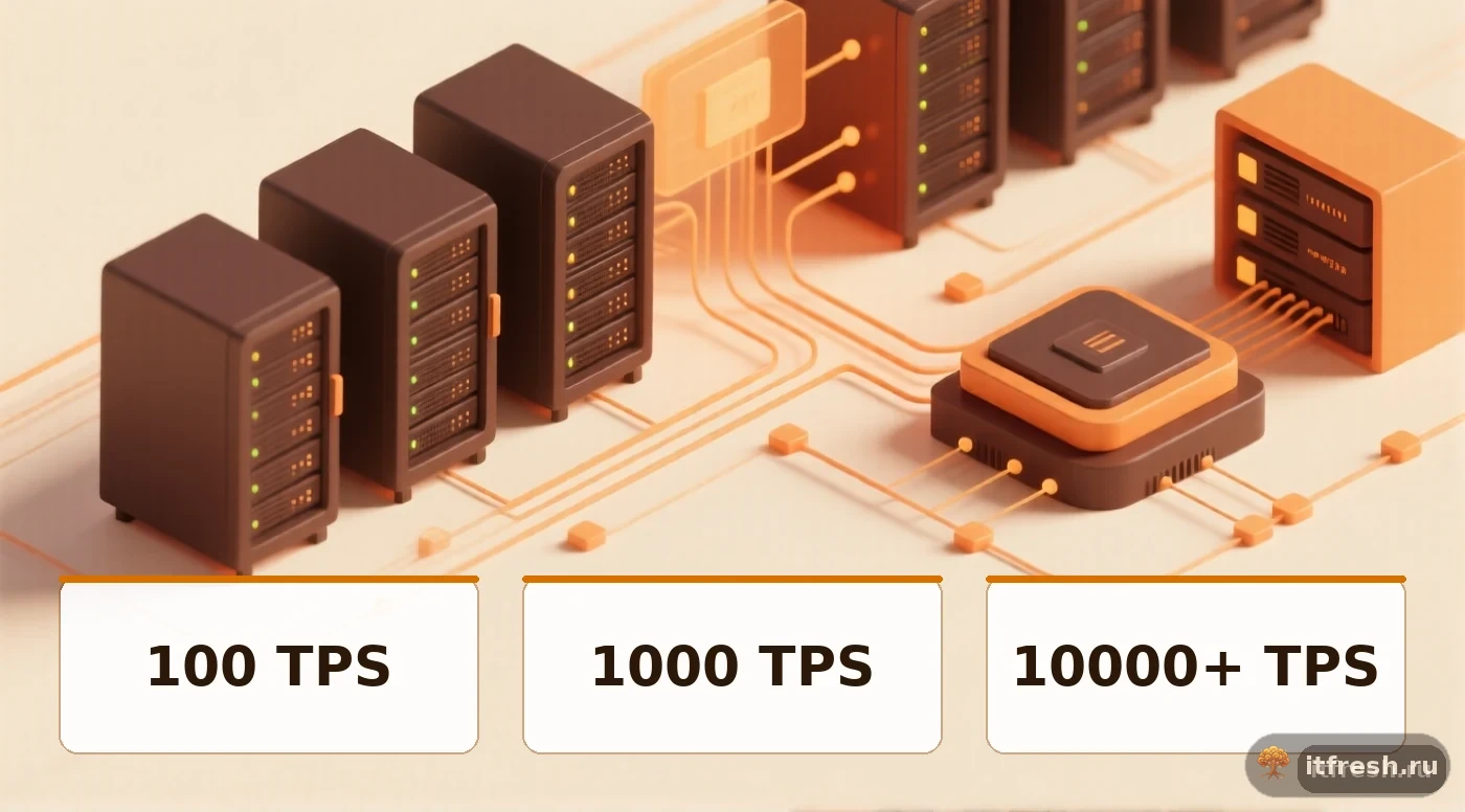 Сравнение характеристик серверов для MySQL InnoDB Cluster с Group Replication
