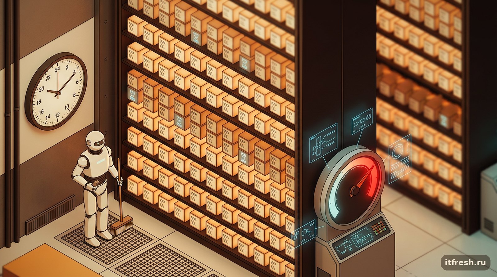 Сборка мусора в Proxmox Backup Server: chunks ждут 24 часа перед удалением, датастор почти заполнен