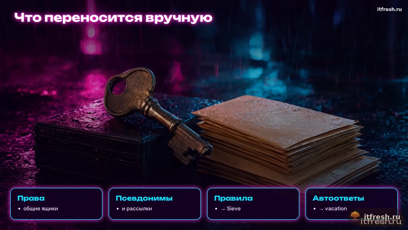Что переносится вручную