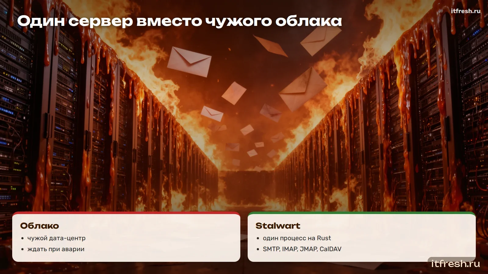 Один сервер вместо чужого облака