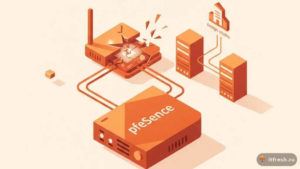 После взлома через бытовой роутер: pfSense для дизайн-студии