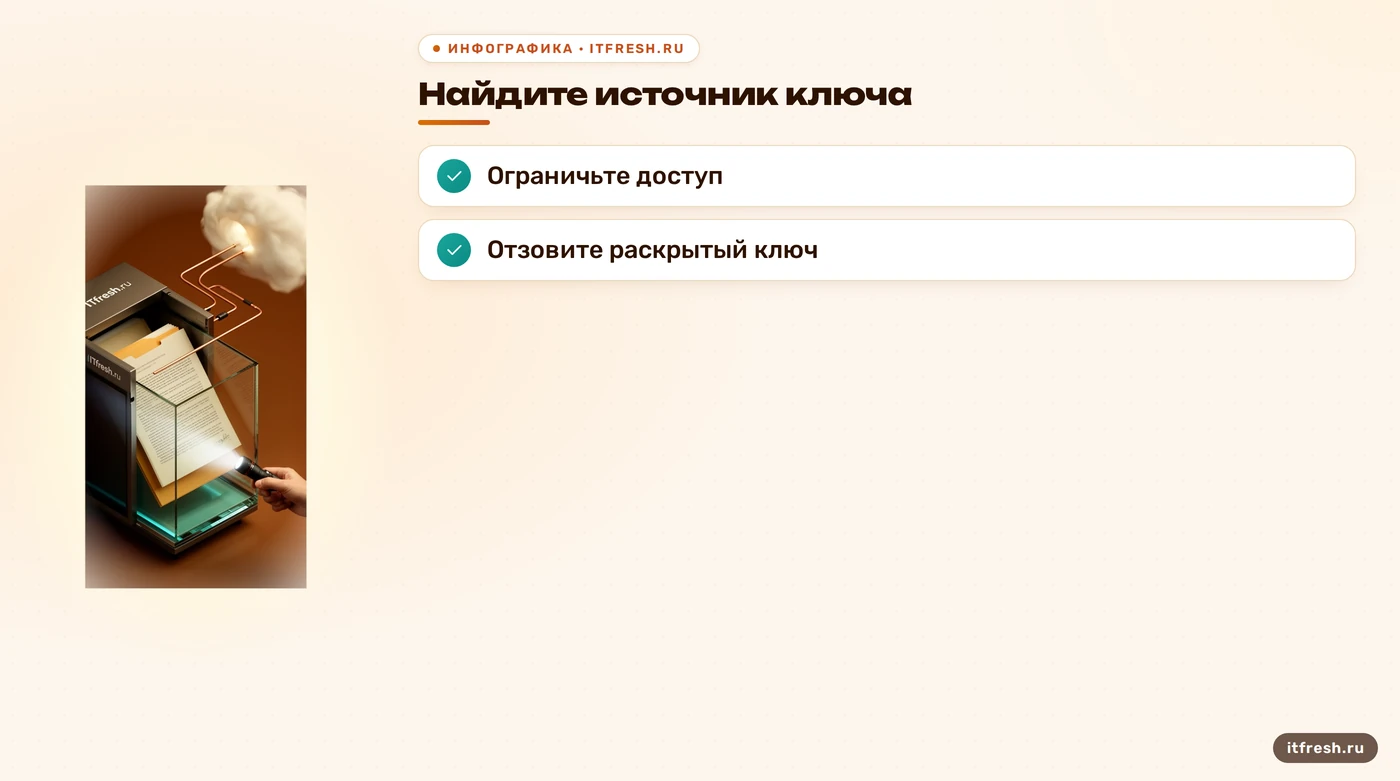 Три шага проверки и защиты ключа API