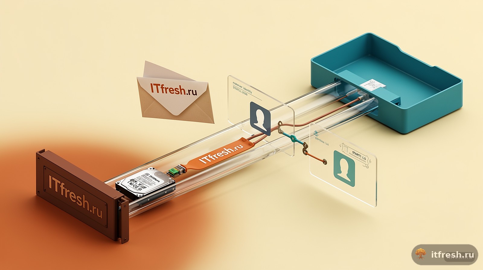 Конверт проходит через схему TLS к почтовой папке, но цепочка сертификата прерывается